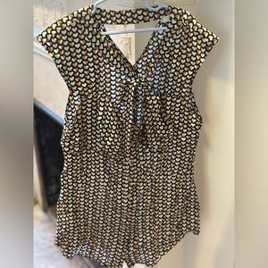 Anthropologie heart blouse